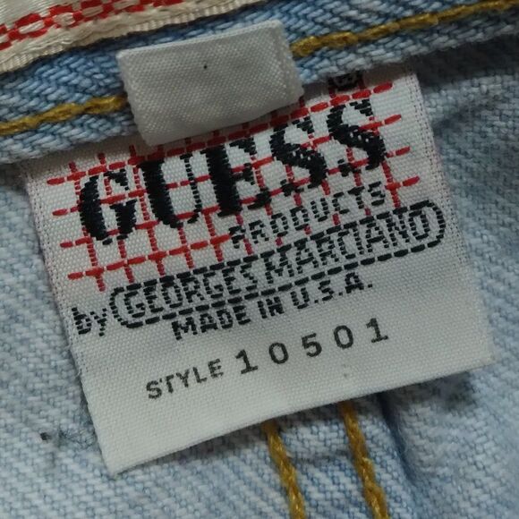 Vintage Guess Jeans Cut Off Denim Skirt - Picture 5 of 6